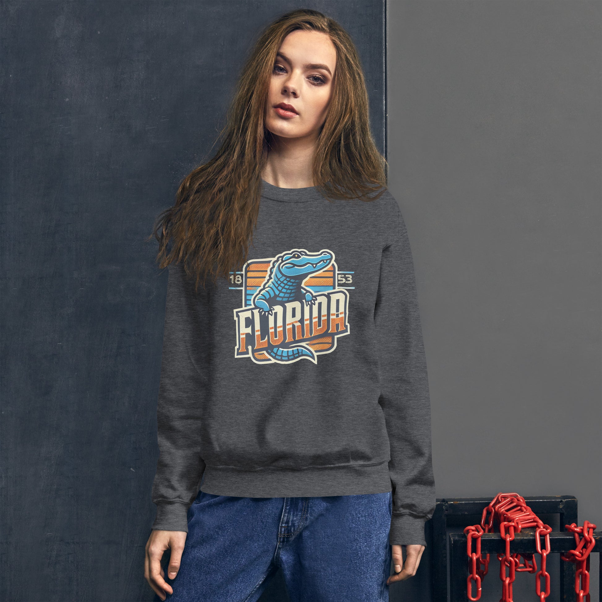 Florida 1853 Vintage Sweatshirt - College Sweatshirts