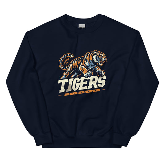 Tigers Football Retro Vintage Sweatshirt - College Sweatshirts