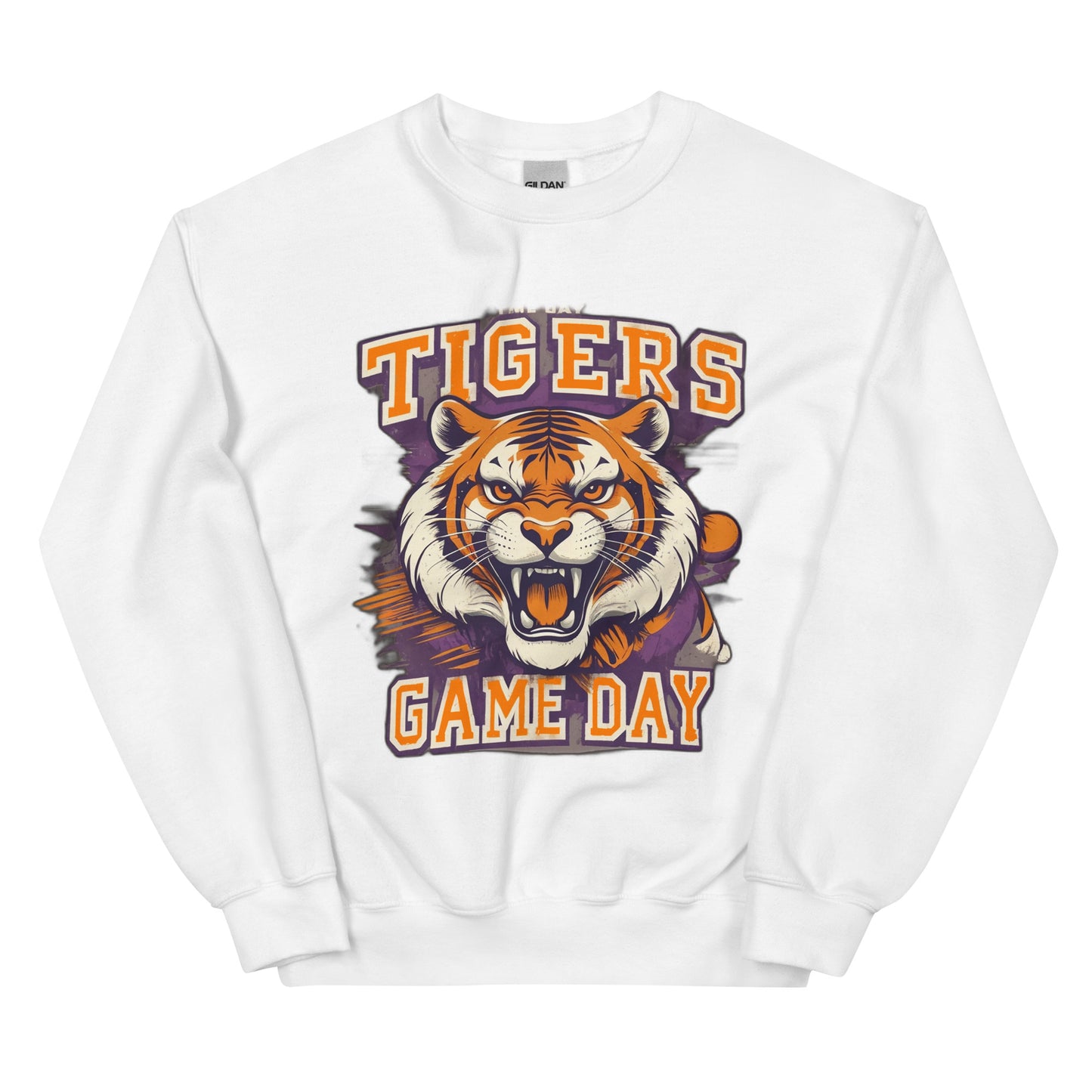 Tigers Football Gameday Vintage Sweatshirt - College Sweatshirts